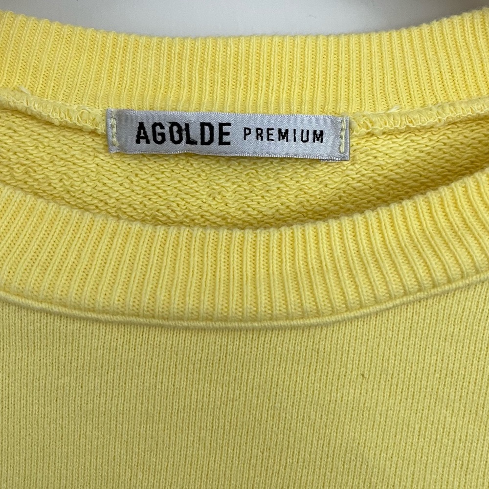 AGOLDE Balloon Sleeve Cropped Sweatshirt - Picture 5 of 6